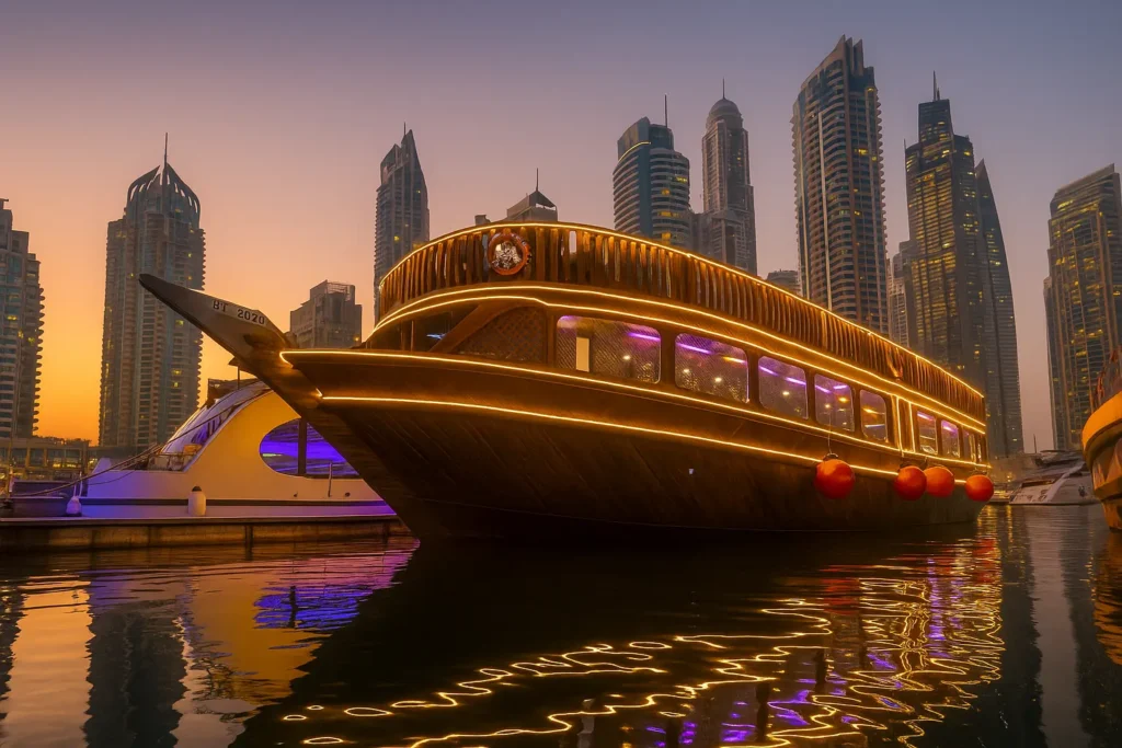 Alexandra II dhow cruise Dubai marina
