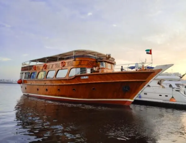 Best Al Jaddaf Canal Cruise Dubai NYE 2026– Royal Dhow Cruise