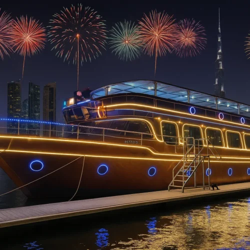 Wooden-Al-Jaddaf-Canal-Cruise-Dubai-NYE.webp Standard Wooden Al Jaddaf Canal Cruise Dubai NYE 2026 - Royal Dhow Cruise