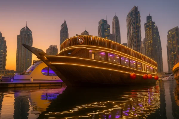 Dubai Marina Five Star Wooden Cruise NYE 2026 - Royal Dhow Cruise