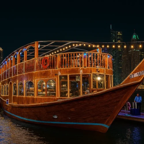 Best Dhow Cruise Dinner at Dubai Al Seef - Live Entertainment