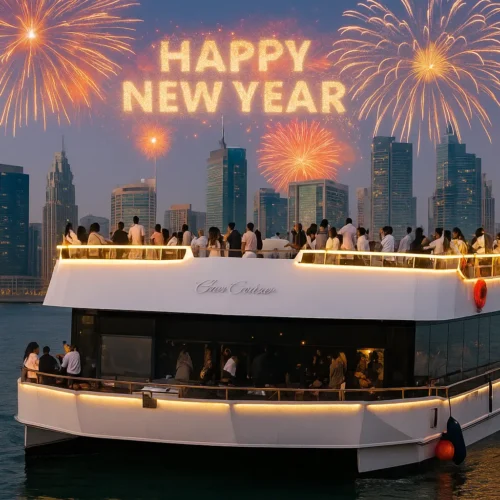Business Class Canal Cruise Dubai NYE 2026- Royal Dhow Cruise