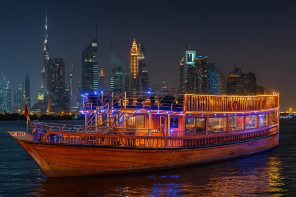 dhow-Cruise-Creek-Dinner-in-Dubai.webp Standard Dhow Cruise Creek Dinner in Dubai - Royal Dhow Cruise