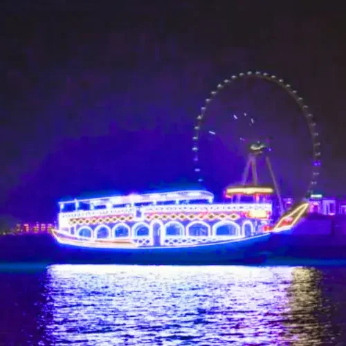 Sunset Dhow Cruise Al Seef Deal Eid – Scenic Buffet Dinner & Tanoura Show