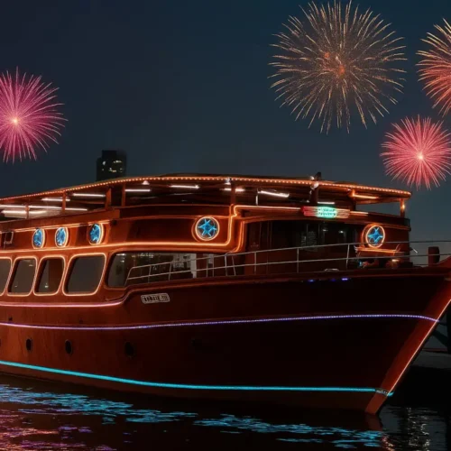Affordable Gold Burj Khalifa Cruise New Year Eve 2026 - Royal Dhow Cruise