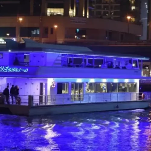 luxury-dhow-cruise-dubai-marina-sailing-skyline.webp VIP Economy Eid Cruise Marina Deal in Dubai 2026 - Royal Dhow Cruise