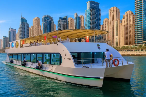Silver Dhow Cruise Marina Deal - Luxury Marina Dinner Cruise Dubai