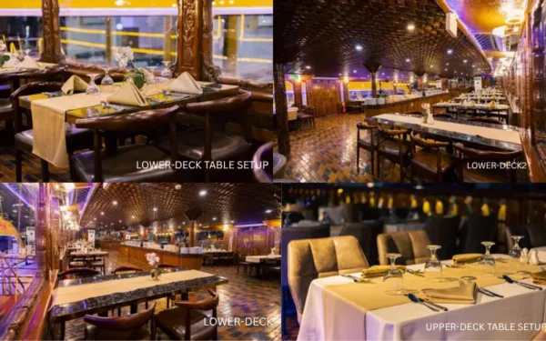 Five Star Wooden Cruise Marina Premium – Luxury Dubai Dhow Tour