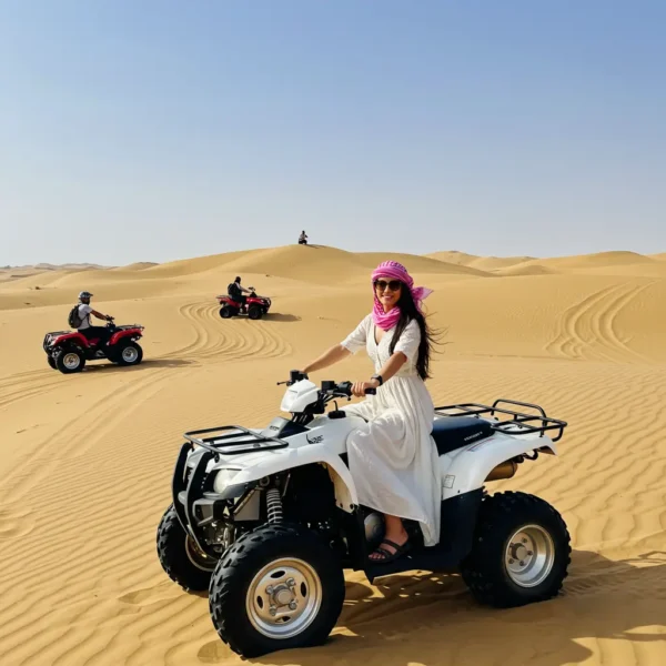 morning-safari-female-quad-bike.webp Morning Desert Safari With Quad Bike