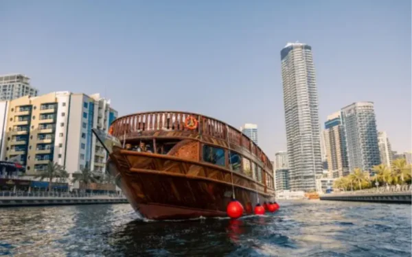 Five Star Wooden Cruise Marina Premium – Luxury Dubai Dhow Tour
