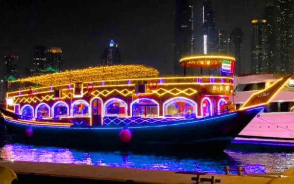 sunset-dhow-cruise-al-seef-eid-deal.webp Wooden Glass Dhow Cruise Dubai Marina NYE 2026 | Royal Dhow Cruise Dubai