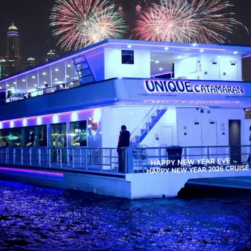 Unique Catamaran Dubai Marina Cruise Yacht New Year’s Eve 2026