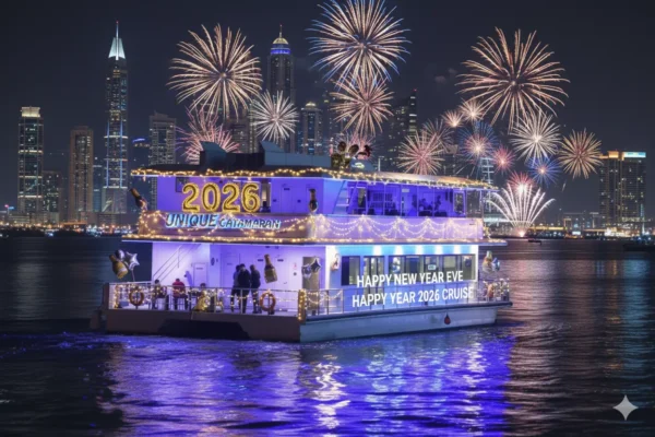 Unique Catamaran Dubai Marina Cruise Yacht New Year’s Eve 2026