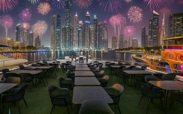 Business Class Canal Cruise Dubai NYE 2026- Royal Dhow Cruise