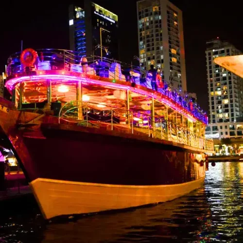 Best Wooden Glass Cruise Marina Deal in Dubai