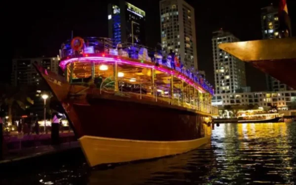 Wooden Glass Cruise Eid Marina Deal in Dubai - Royal Dhow Cruise